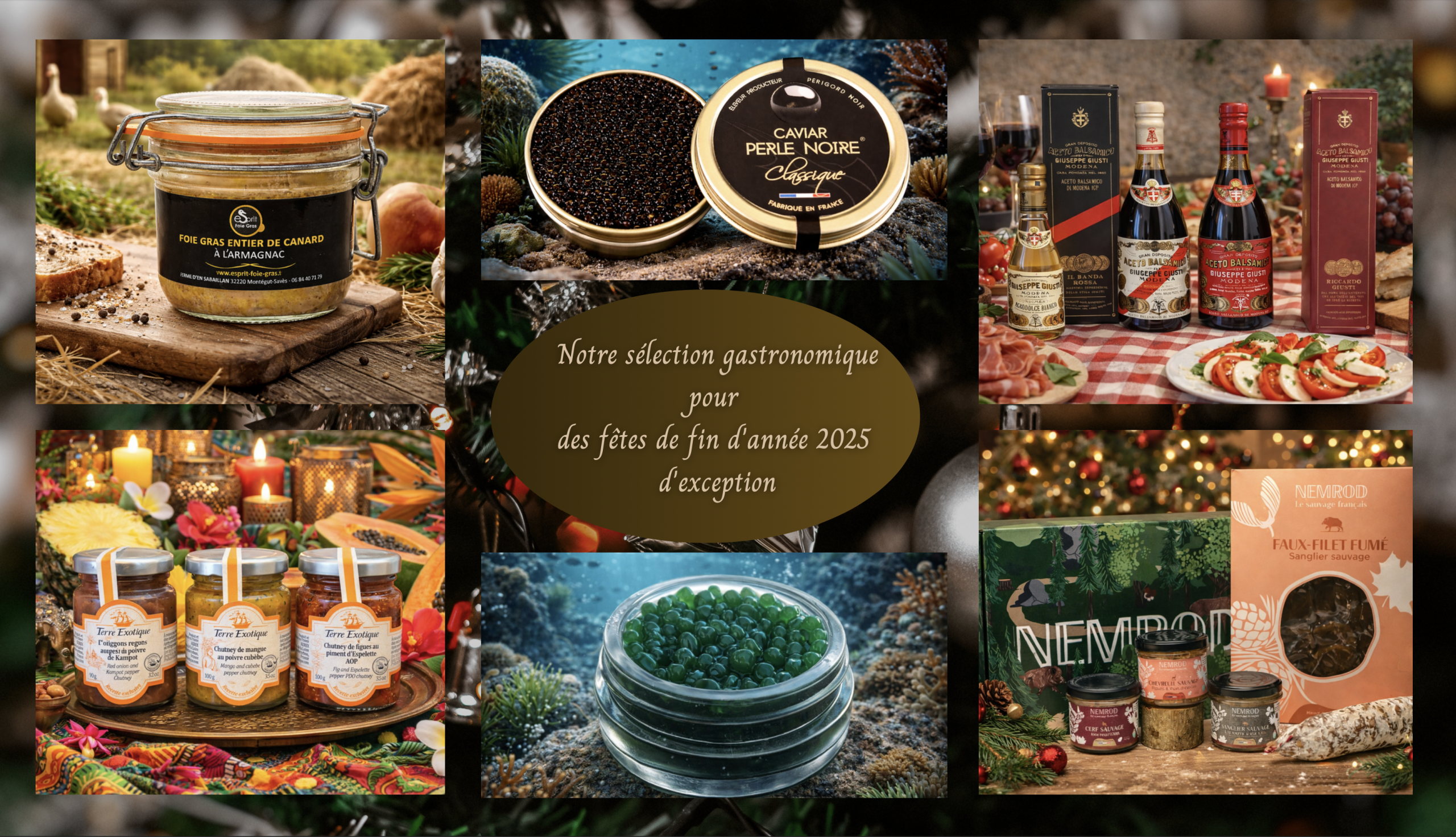 Lire la suite à propos de l’article Notre sélection gastronomique pour des fêtes de fin d&rsquo;année 2025 d&rsquo;exception
