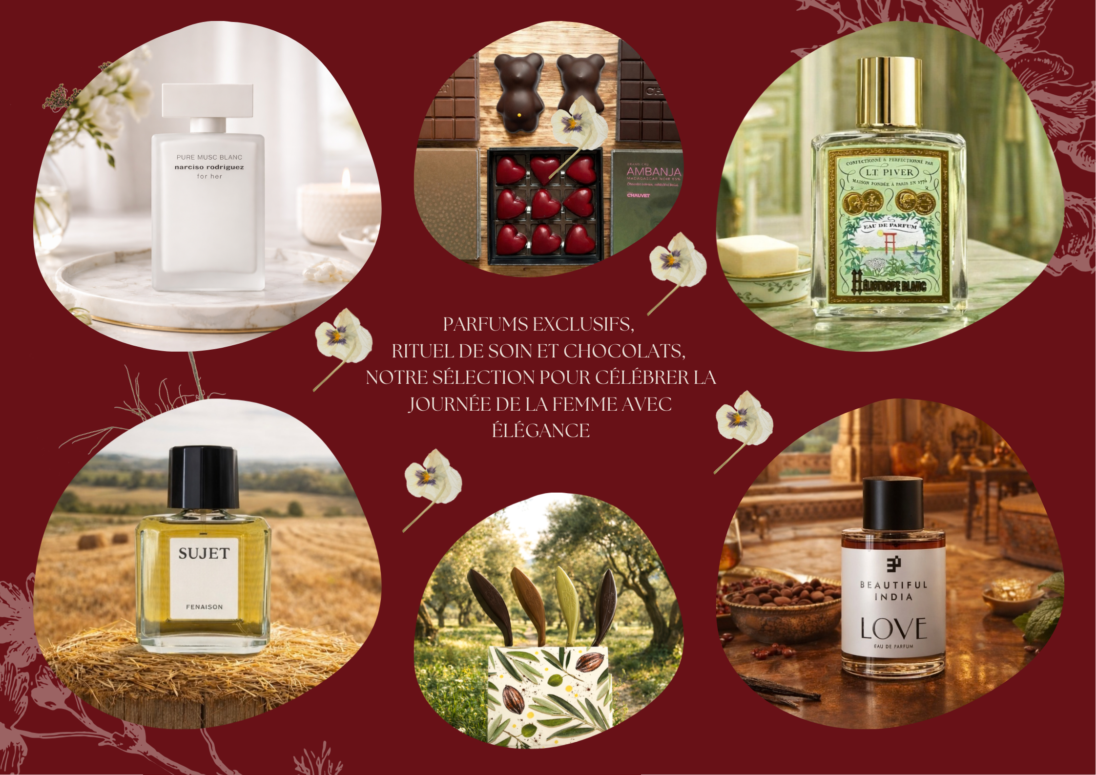 Lire la suite à propos de l’article Parfums exclusifs, rituel de soin et chocolats, notre sélection pour célébrer la Journée de la femme avec élégance