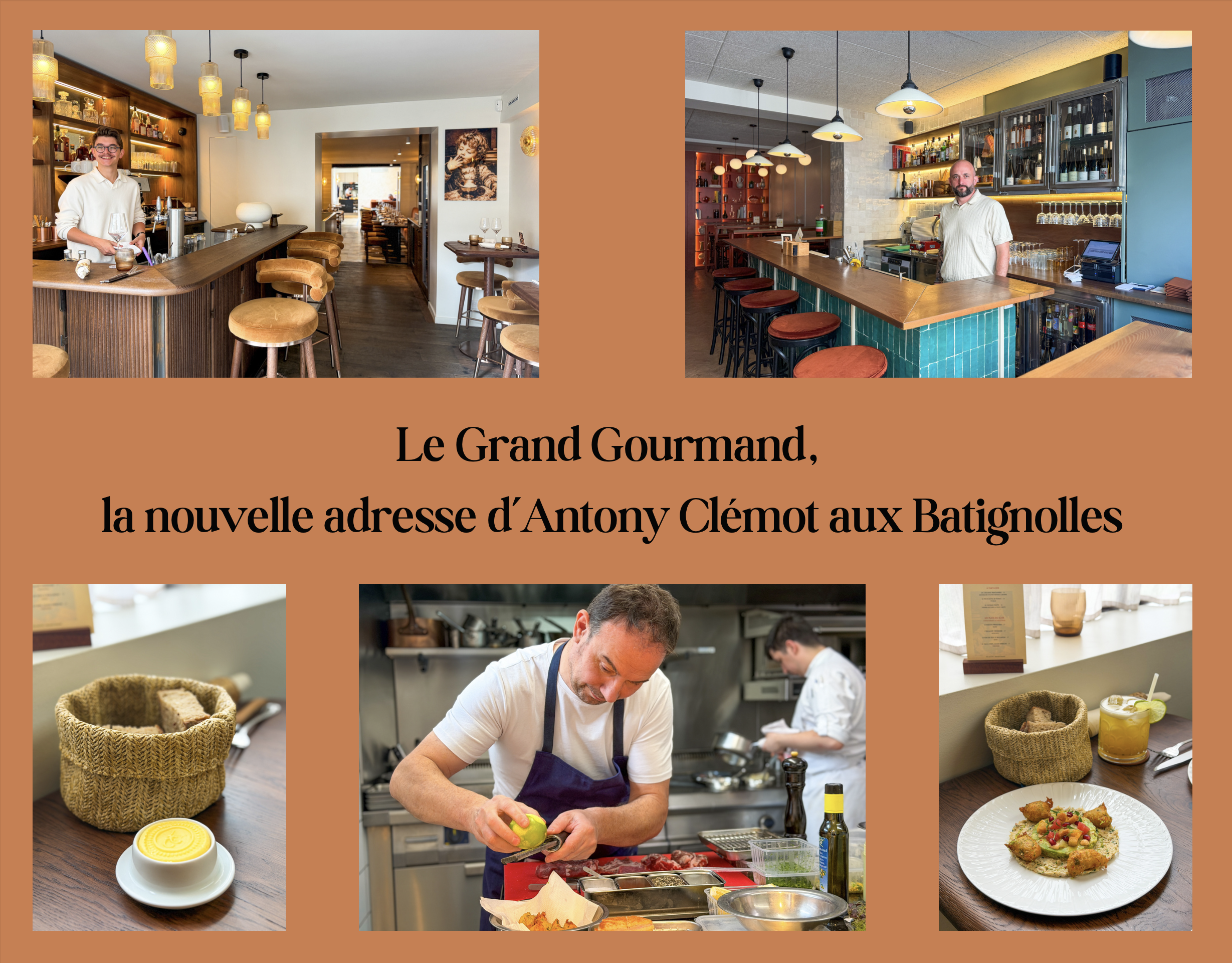 Lire la suite à propos de l’article Le Grand Gourmand, la nouvelle adresse d’Antony Clémot aux Batignolles
