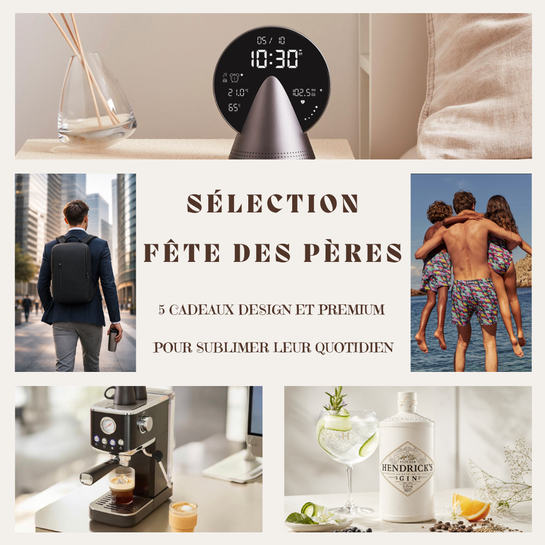 Lire la suite à propos de l’article Sélection Fête des Pères, 5 cadeaux design et premium pour sublimer leur quotidien